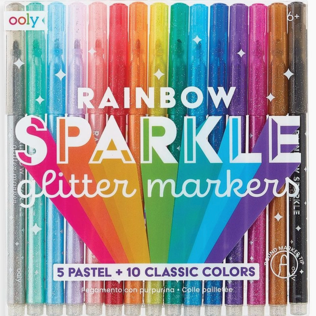 Rainbow Sparkle Glitter Markers – The Youngsters