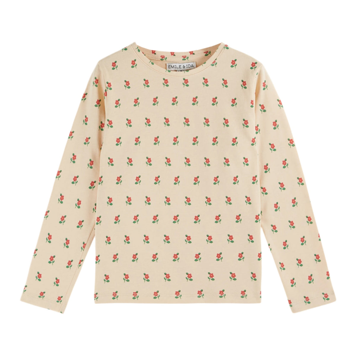 Cozy knit layered over tee for kids holiday dressing