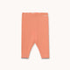 Striped baby leggings on a white background
