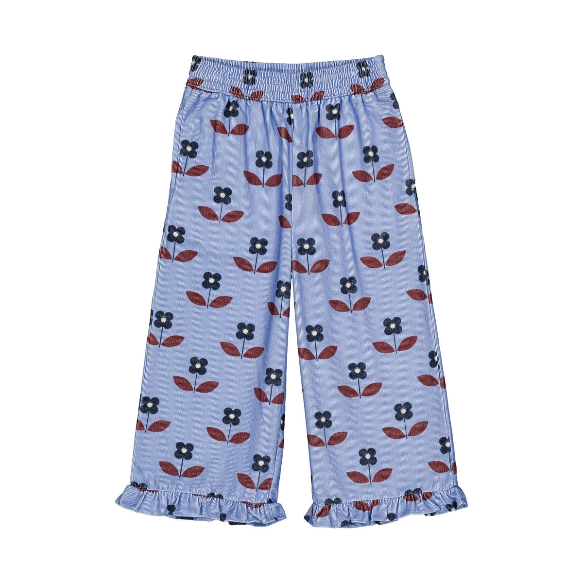 Malika floral pants styled for holiday kids outfit