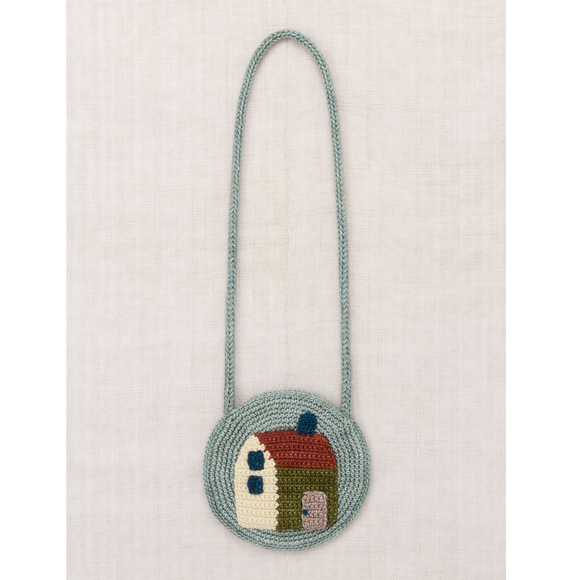 Necklace with a rooster pendant on a white background