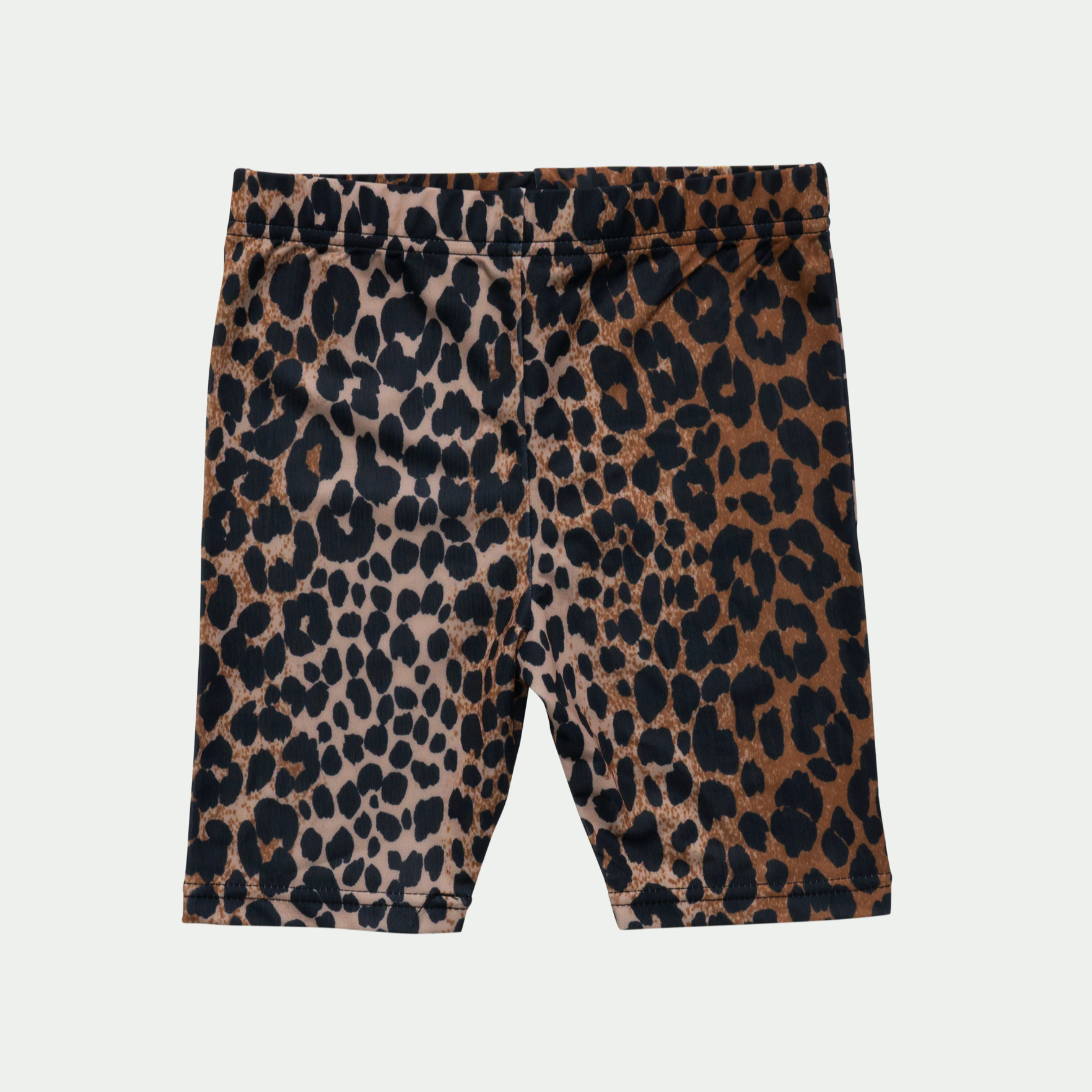 leopard print cycling shorts